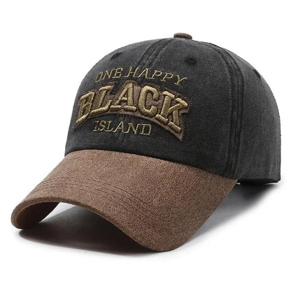 Boné Masculino Aba Curva Washed Black