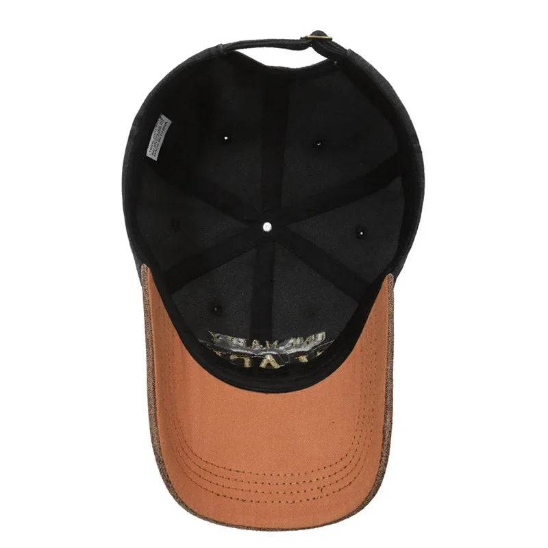Boné Masculino Aba Curva Washed Black
