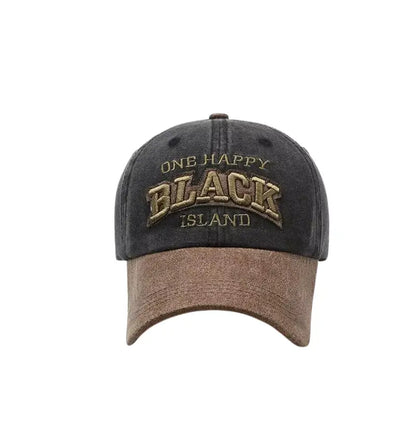Boné Masculino Aba Curva Washed Black