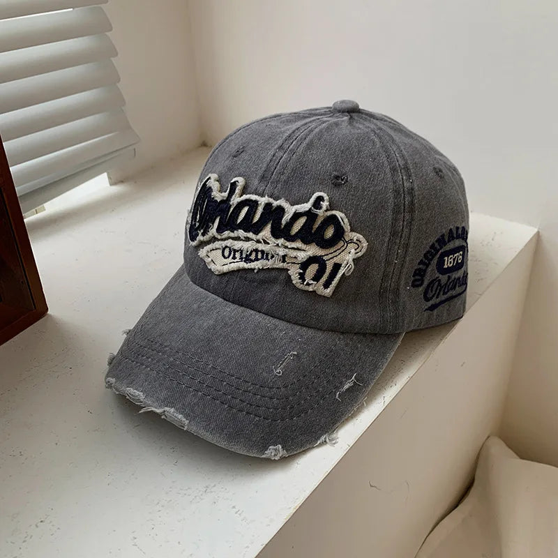 Boné Masculino Aba Curva Washed Orlando