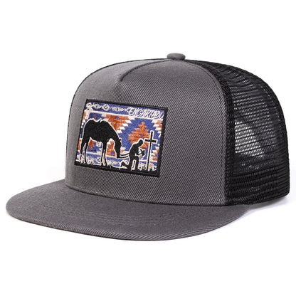 Boné Masculino Aba Reta Horse Cross