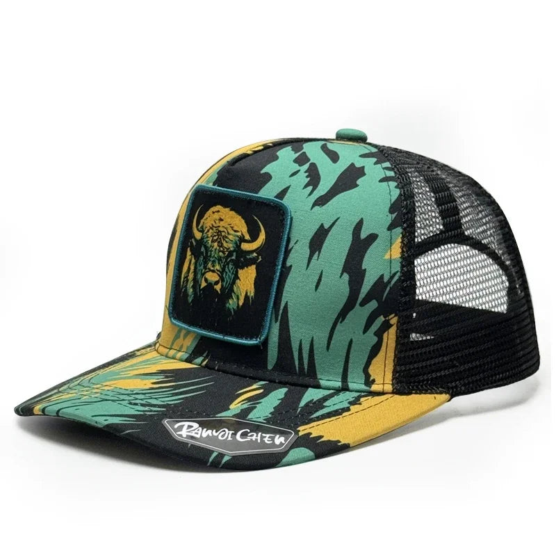 Boné Masculino Aba Reta Mesh Colourful