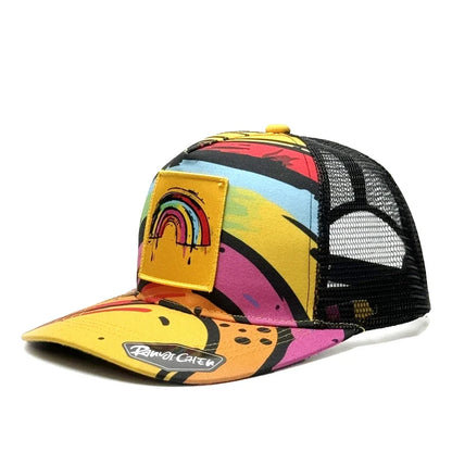 Boné Masculino Aba Reta Mesh Colourful