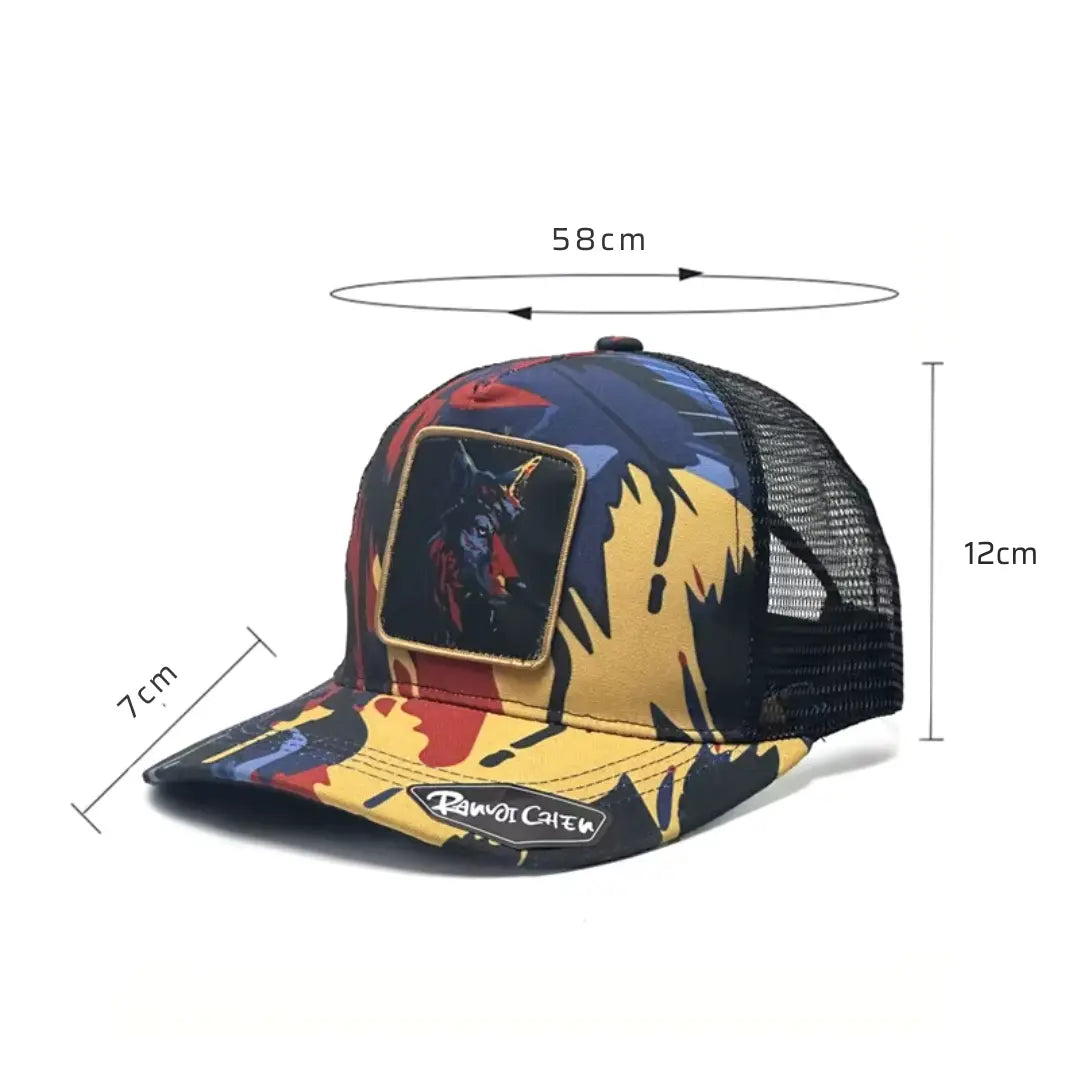 Boné Masculino Aba Reta Mesh Colourful