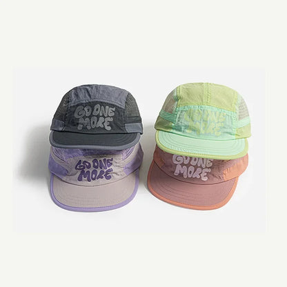 Boné Masculino Aba Reta Retrô Secagem Rápida 1More