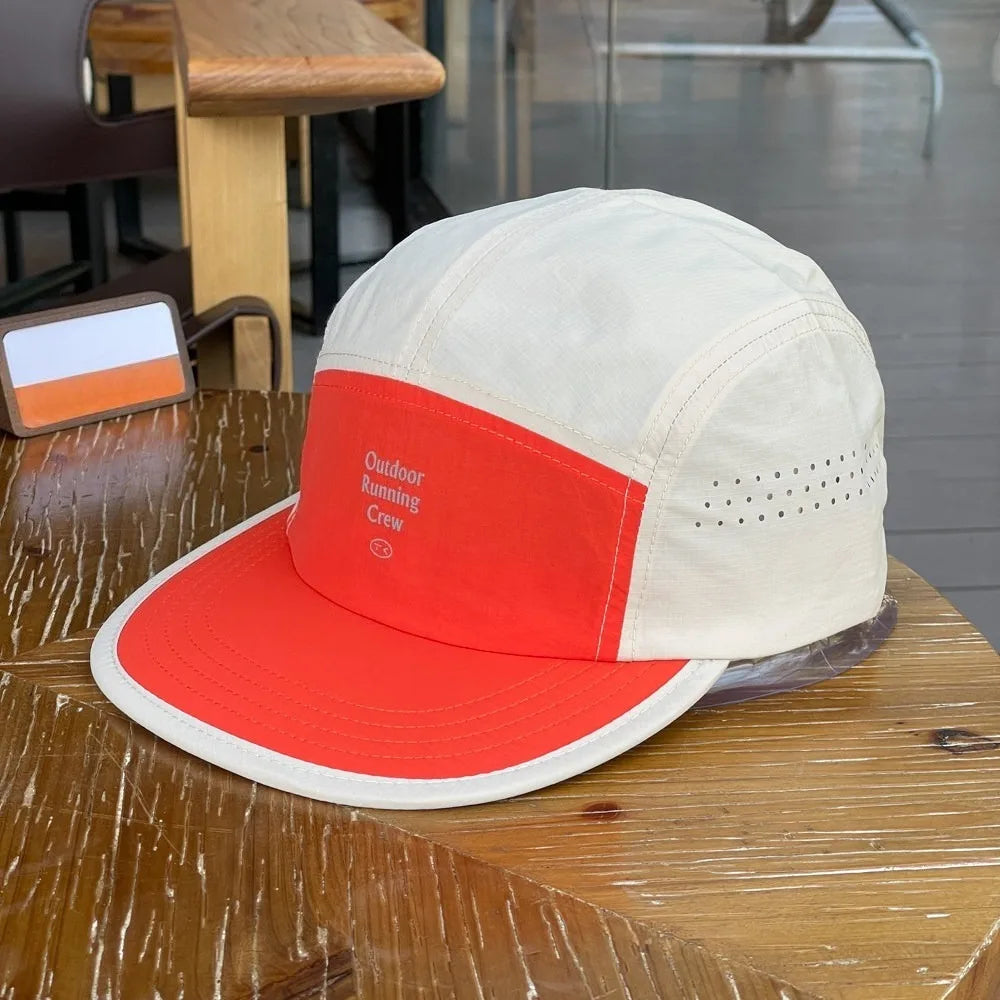 Boné Masculino Aba Reta Retro Color Block