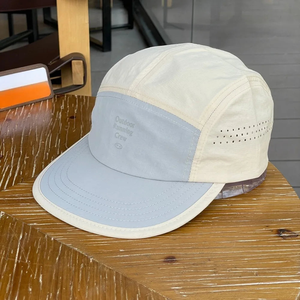 Boné Masculino Aba Reta Retro Color Block