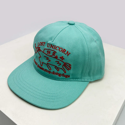 Boné Masculino Aba Reta Retro Unicorn