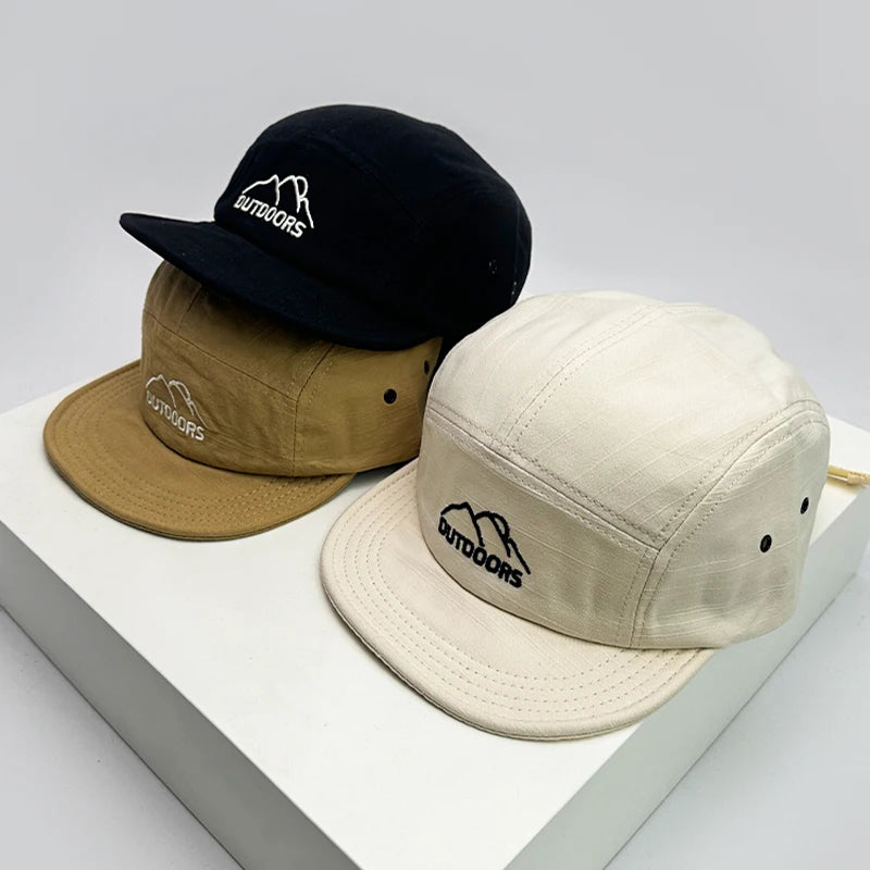 Boné Masculino Retro Aba Reta Outdoors