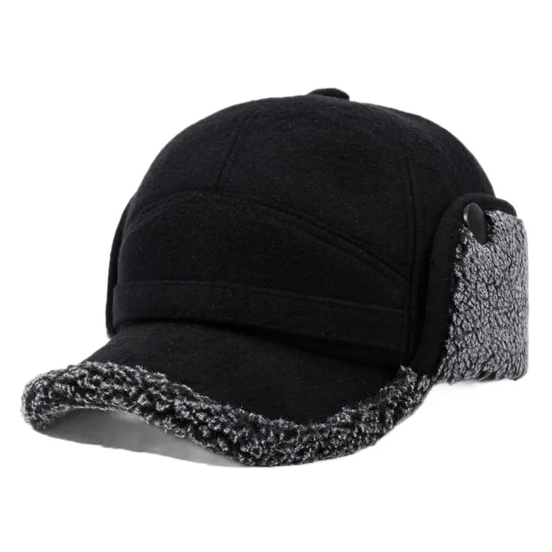 Boné Masculino de Inverno com Protetor de Orelha Quentinho NewWarm