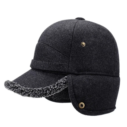 Boné Masculino de Inverno com Protetor de Orelha Quentinho NewWarm