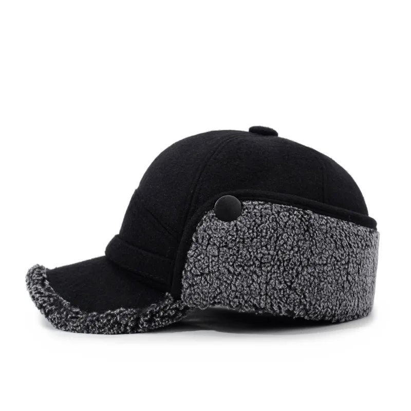Boné Masculino de Inverno com Protetor de Orelha Quentinho NewWarm