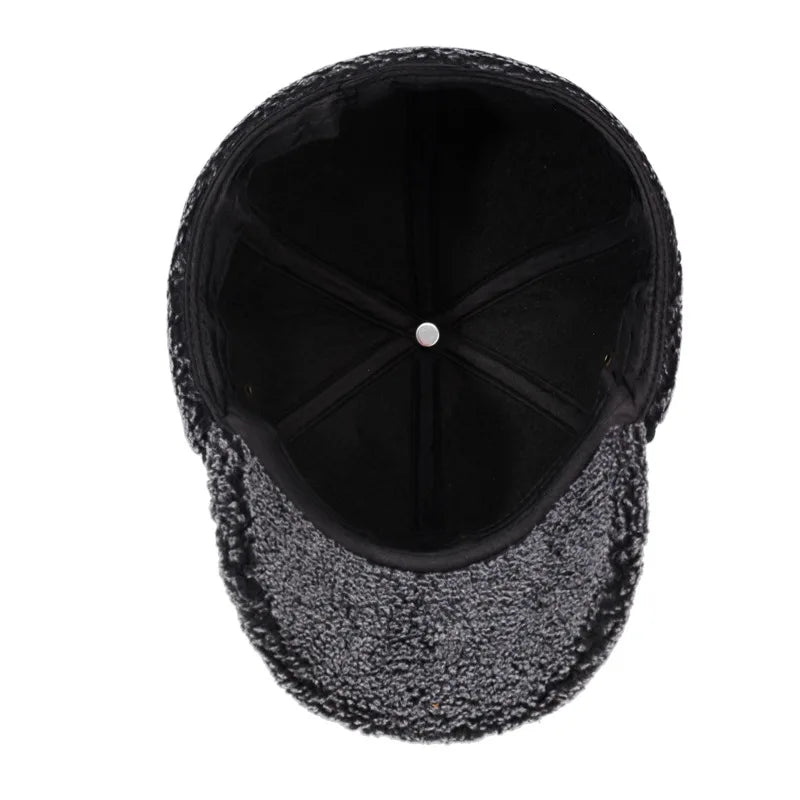 Boné Masculino de Inverno com Protetor de Orelha Quentinho NewWarm