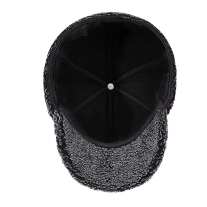 Boné Masculino de Inverno com Protetor de Orelha Quentinho NewWarm