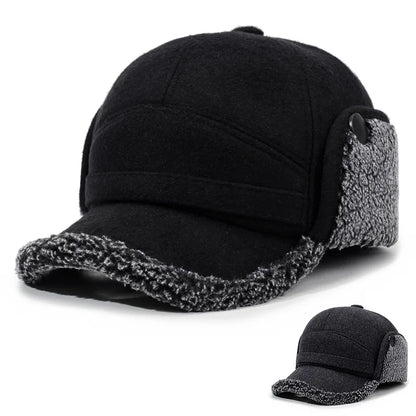Boné Masculino de Inverno com Protetor de Orelha Quentinho NewWarm