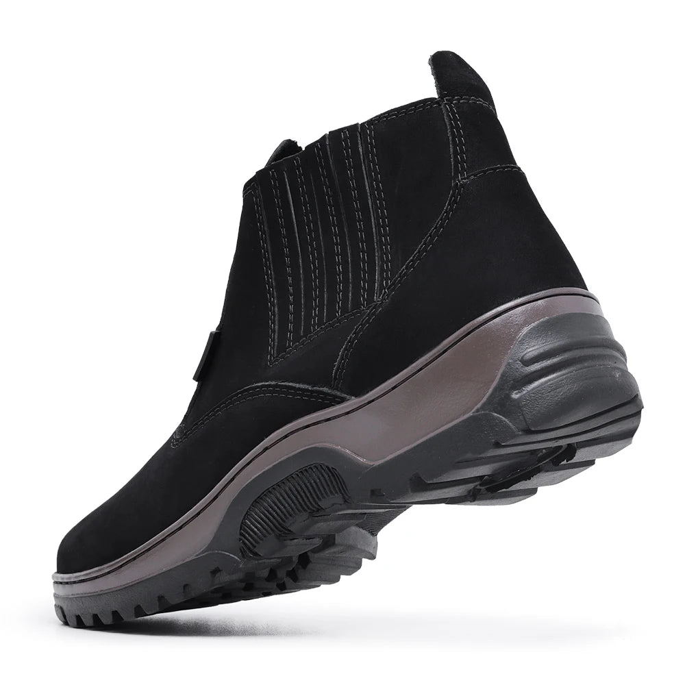 Bota Masculina em Couro Legítimo City Comfort
