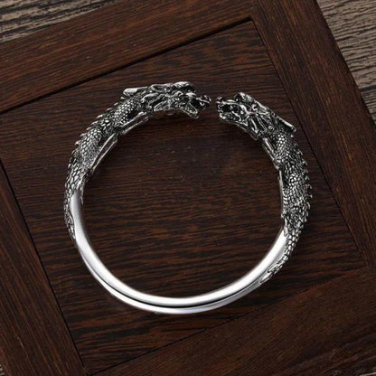 Bracelete Masculino em Aço Dragon