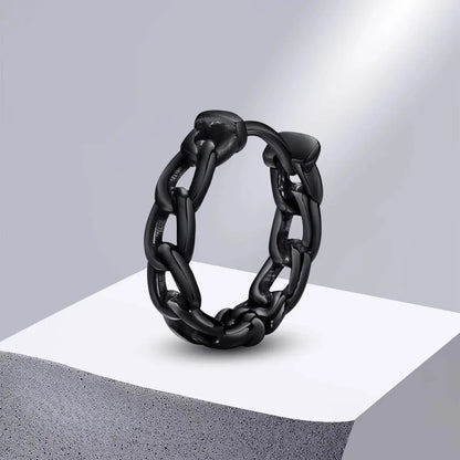 Brinco Masculino Argola em Aço Antique (Par)
