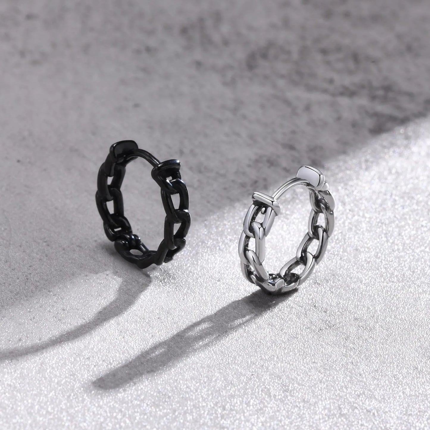 Brinco Masculino Argola em Aço Antique (Par)