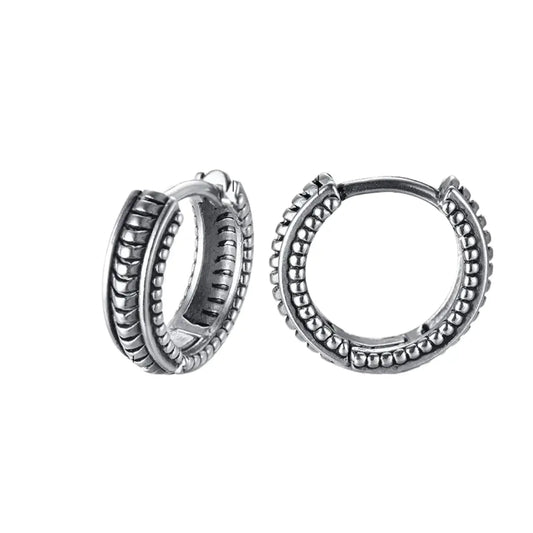Brinco Masculino Argola em Aço Ergon (Par)