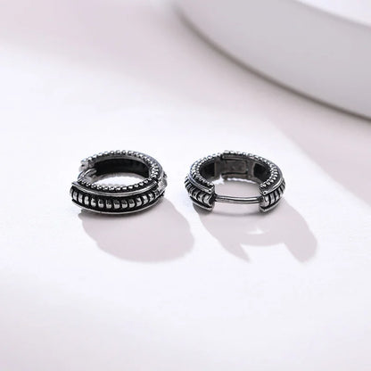 Brinco Masculino Argola em Aço Ergon (Par)