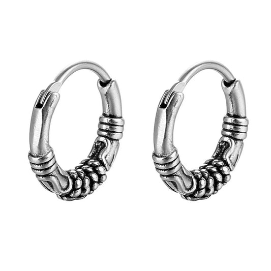 Brinco Masculino Argola em Aço Orpheus (Par)