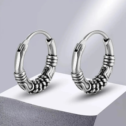 Brinco Masculino Argola em Aço Orpheus (Par)
