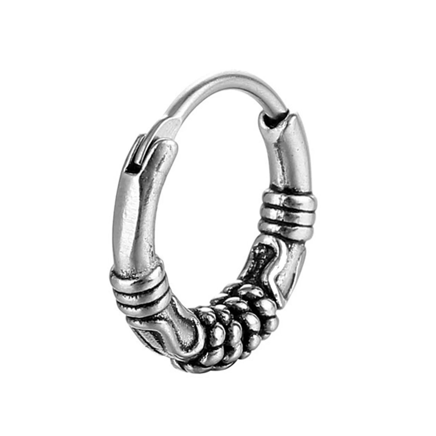 Brinco Masculino Argola em Aço Orpheus (Par)