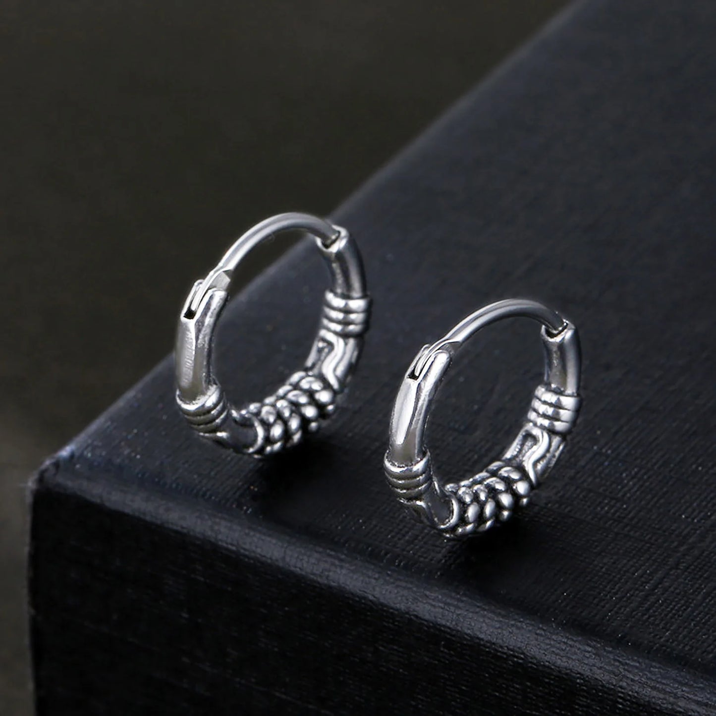 Brinco Masculino Argola em Aço Orpheus (Par)