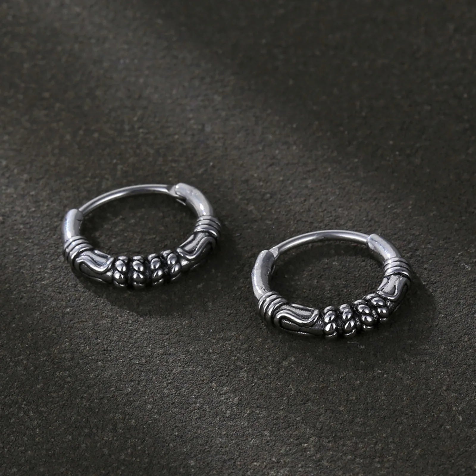 Brinco Masculino Argola em Aço Orpheus (Par)