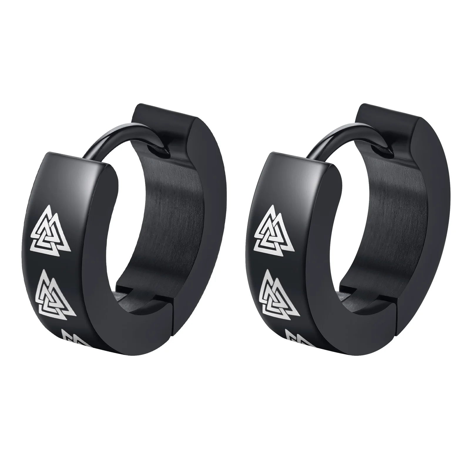 Brinco Masculino Argola em Aço Prometheus (Par)