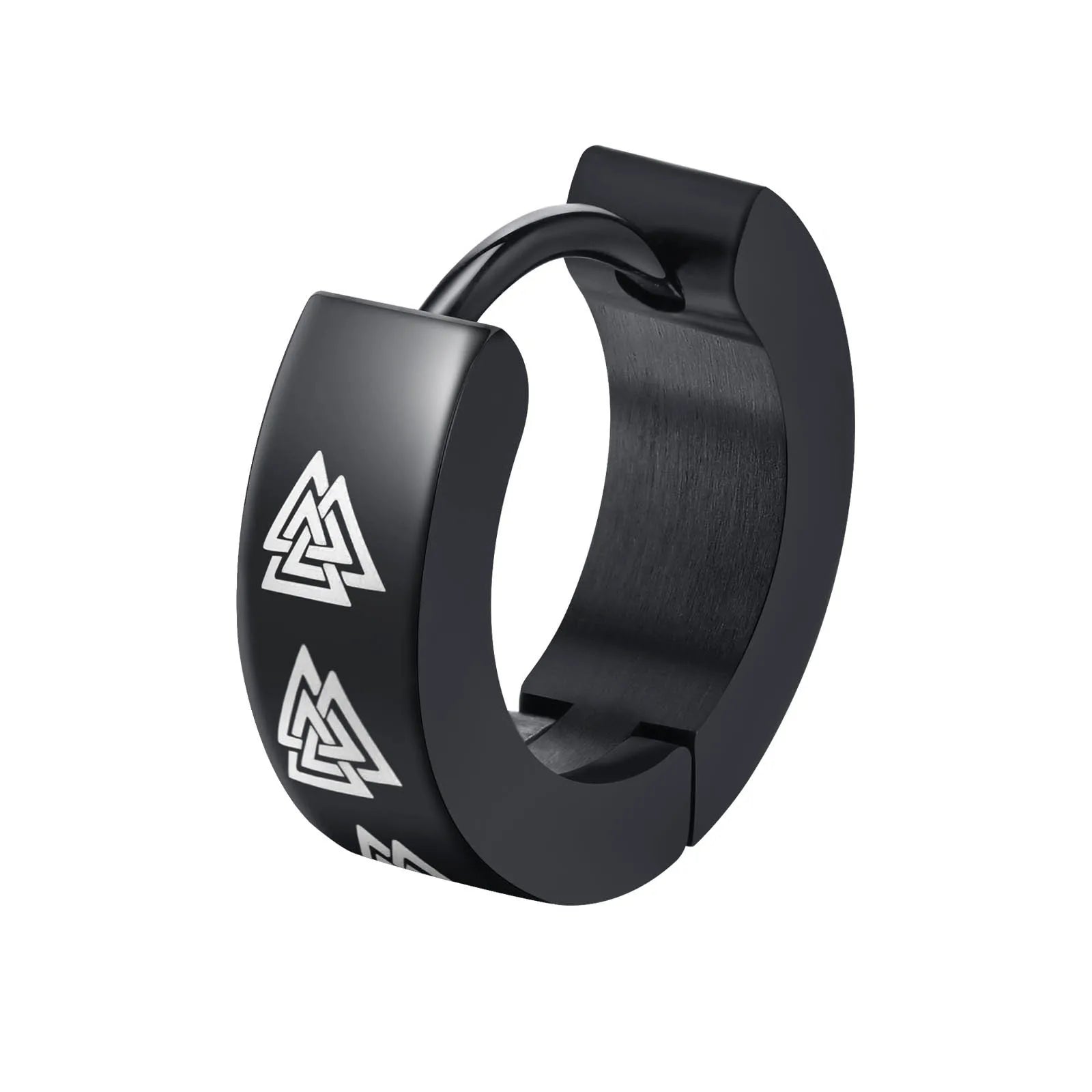 Brinco Masculino Argola em Aço Prometheus (Par)