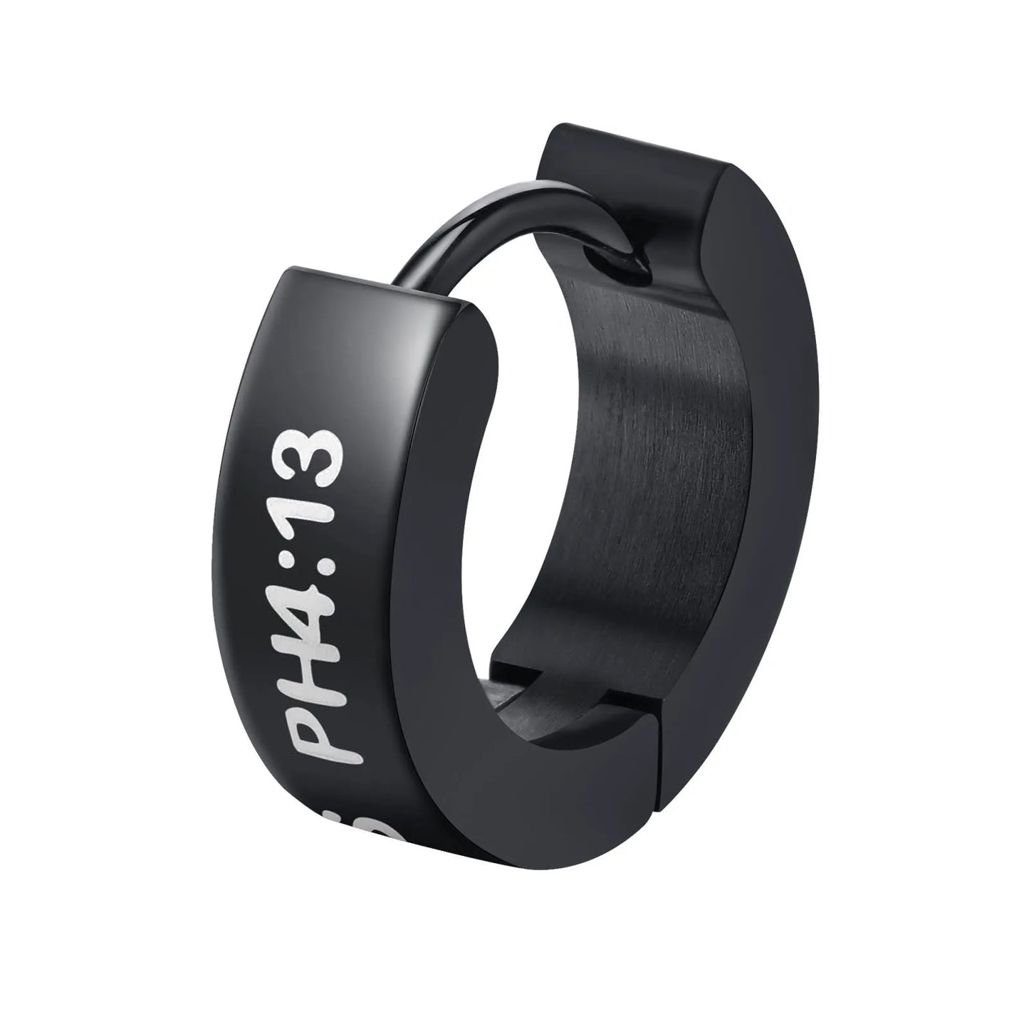 Brinco Masculino Argola em Aço Prometheus (Par)