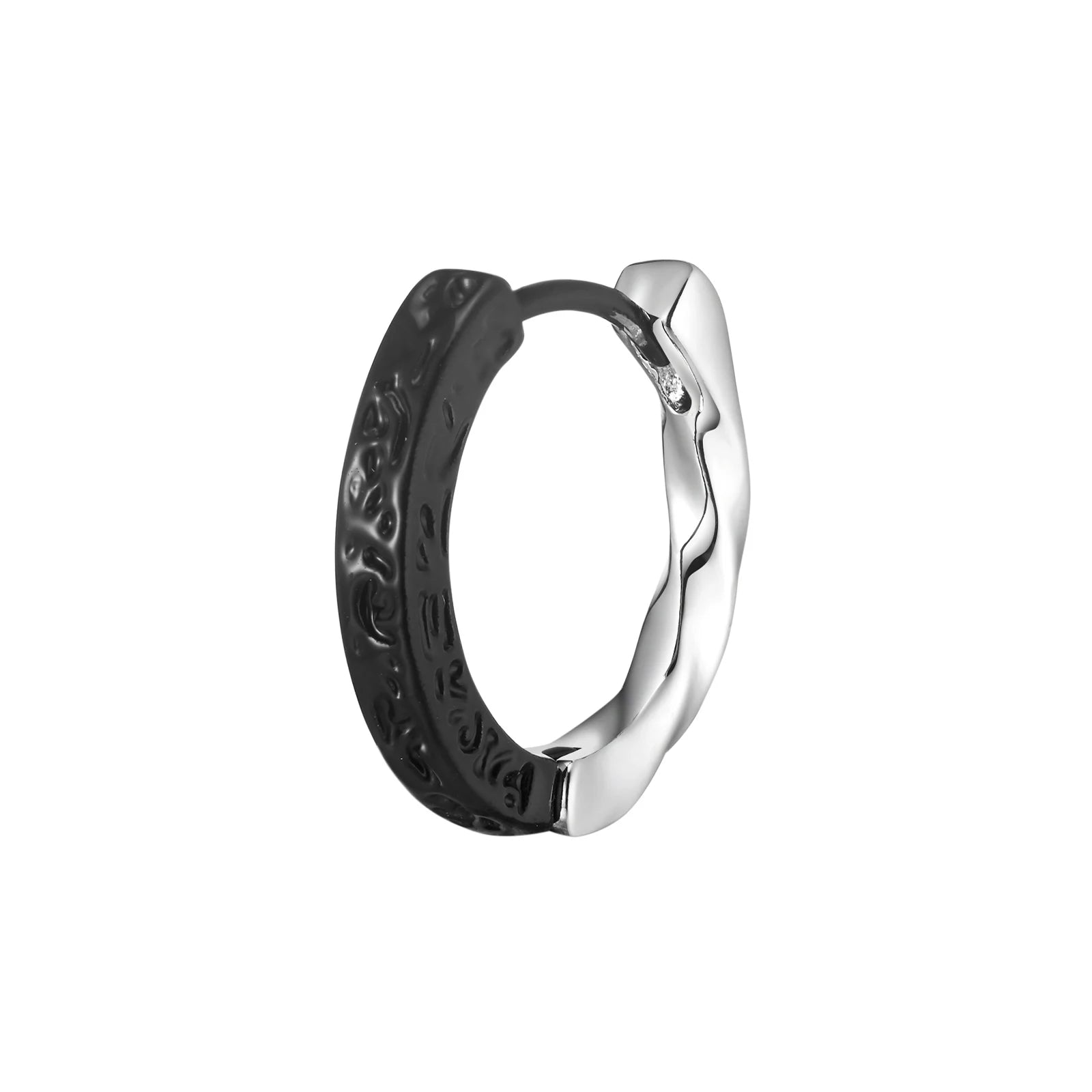 Brinco Masculino Argola em Aço Stylish (Par)