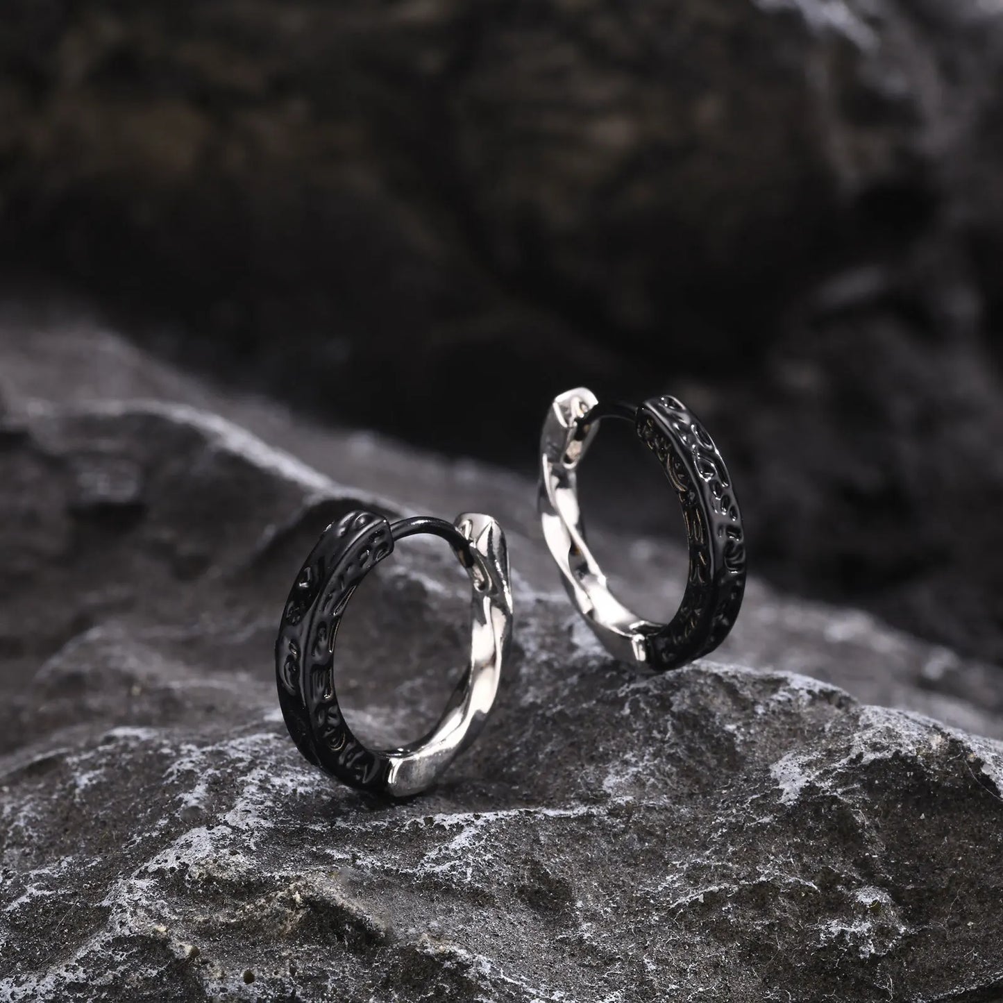 Brinco Masculino Argola em Aço Stylish (Par)