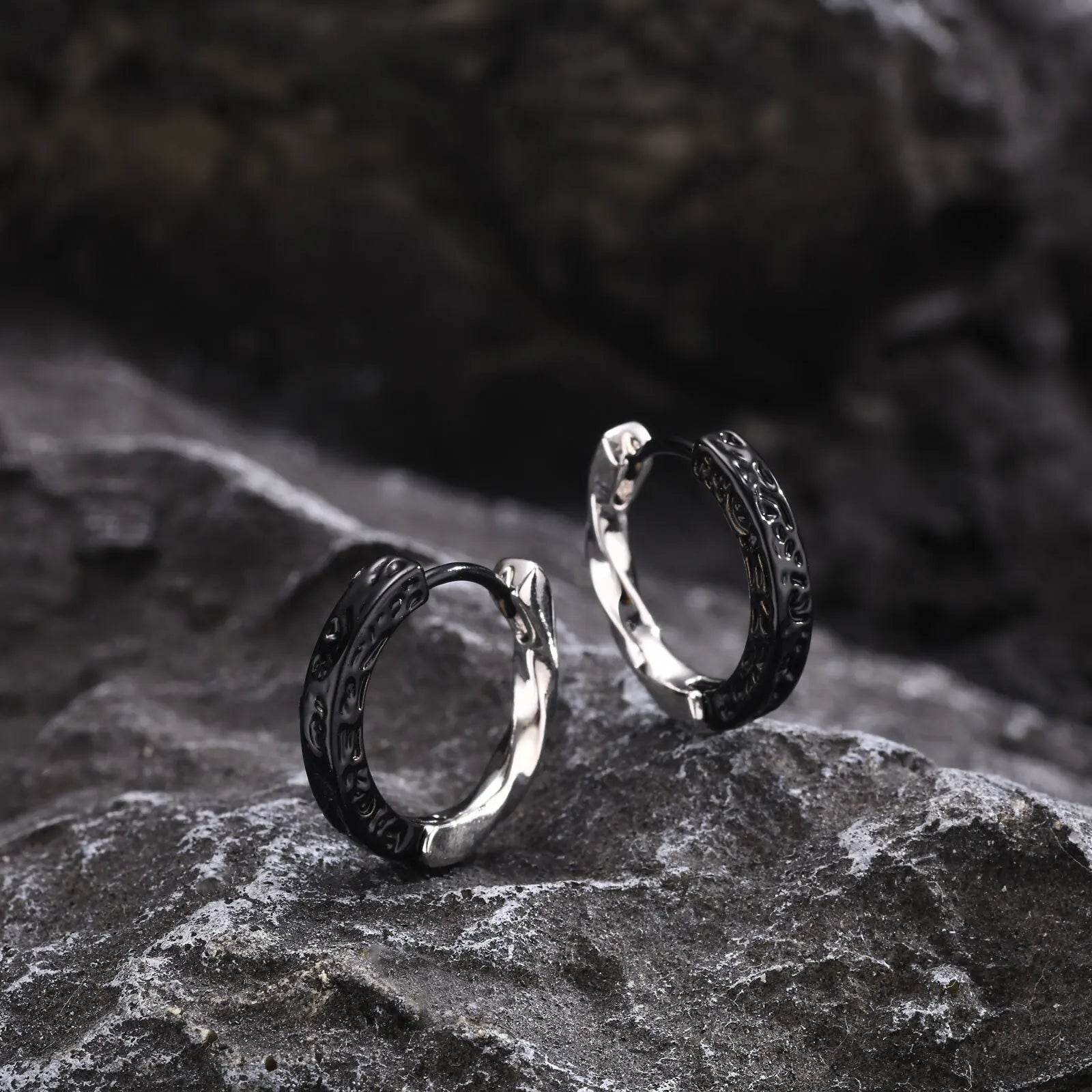 Brinco Masculino Argola em Aço Stylish (Par)