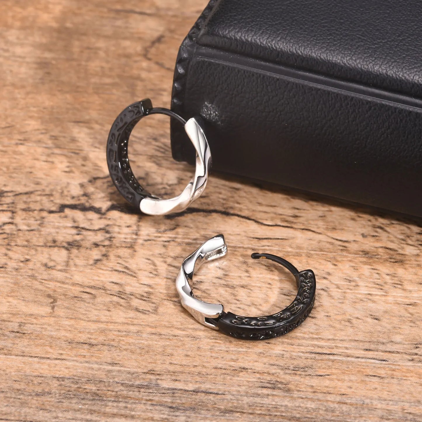 Brinco Masculino Argola em Aço Stylish (Par)