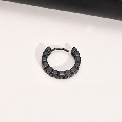 Brinco Masculino Argola em Aço Tire (Par)