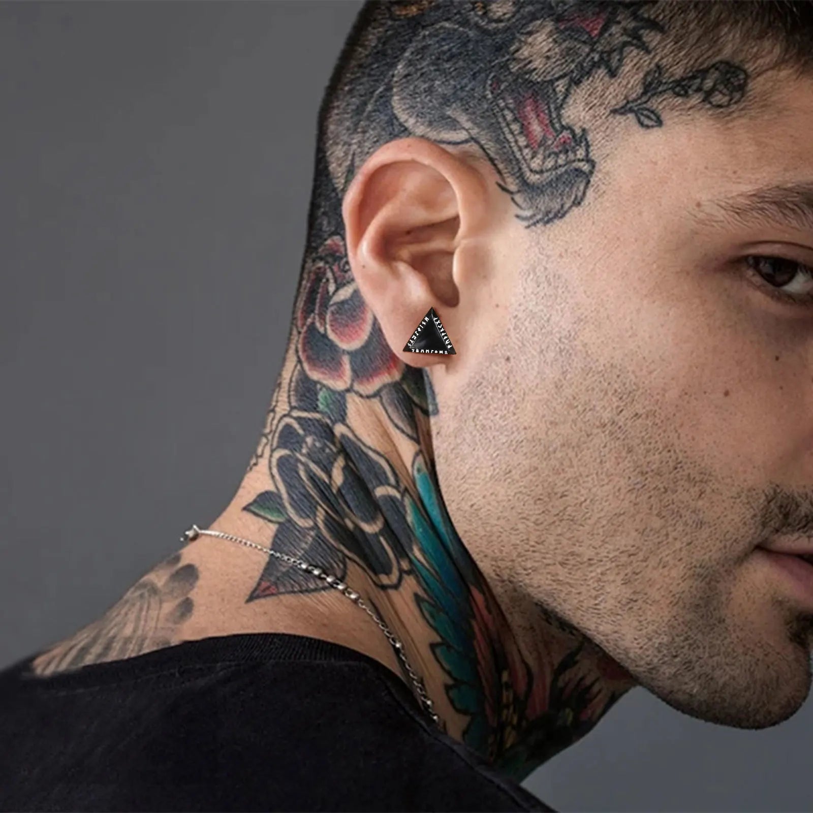 Brinco Masculino em Aço Aphrodite (Par)