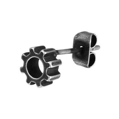 Brinco Masculino em Aço Gear (Par)