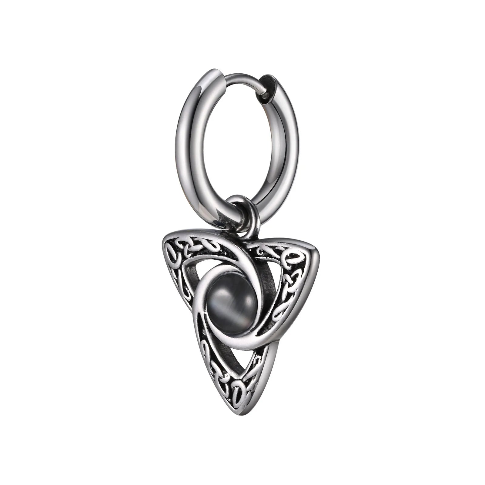 Brinco Masculino em Aço Retro Celtic