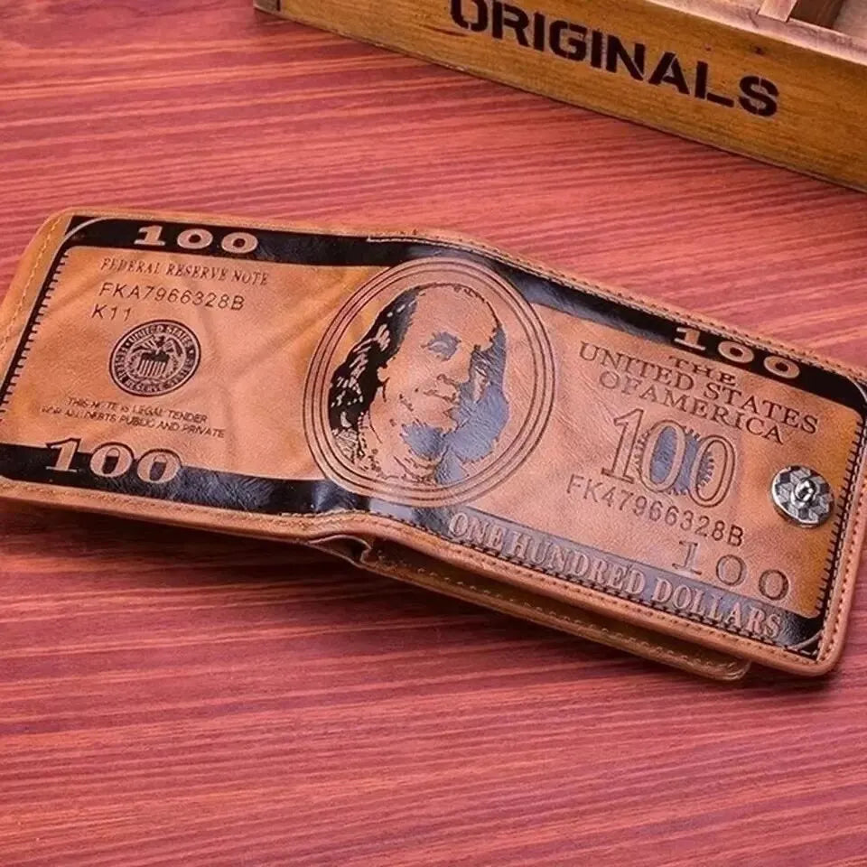 Carteira Masculina de Couro Ecológico Dollar