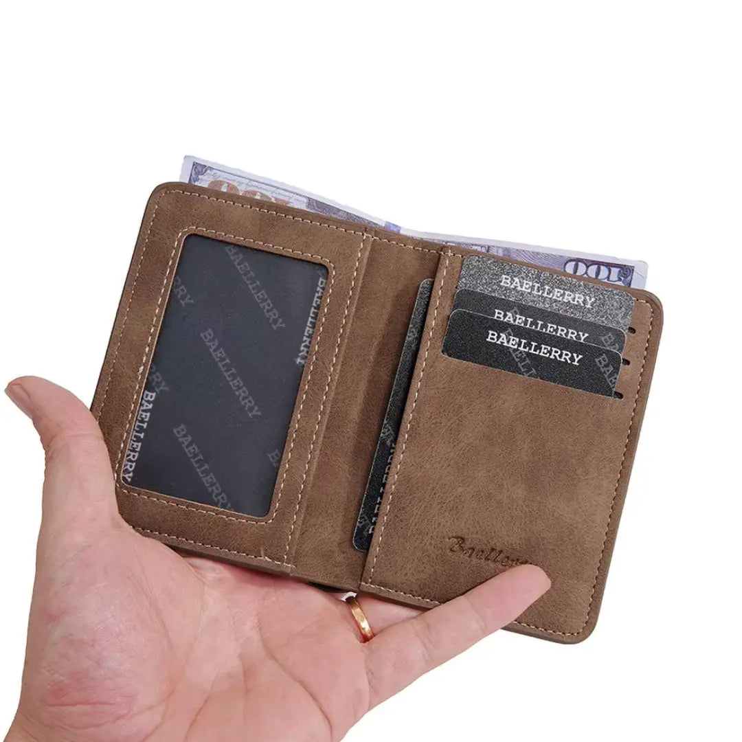 Carteira Masculina em Couro Ecológico Minimalist