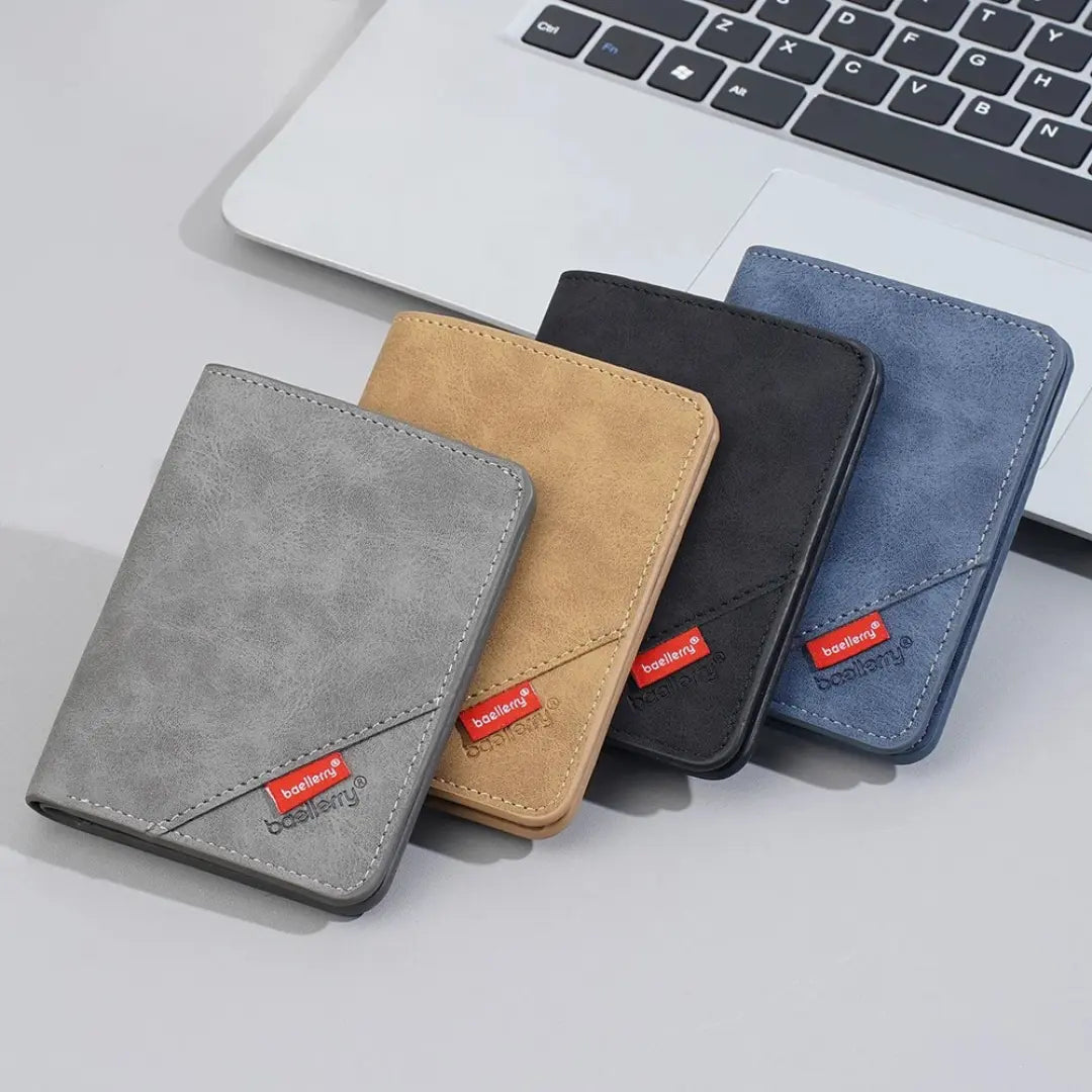 Carteira Masculina em Couro Ecológico Pocket