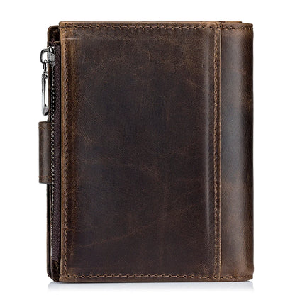 Carteira Masculina em Couro Legítico RFID Schalatum King