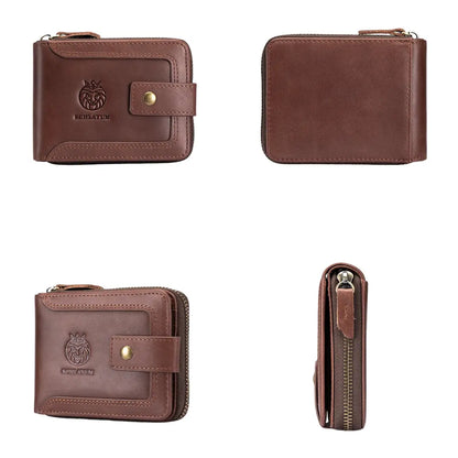 Carteira Masculina em Couro Legítimo RFID Schalatum Prince