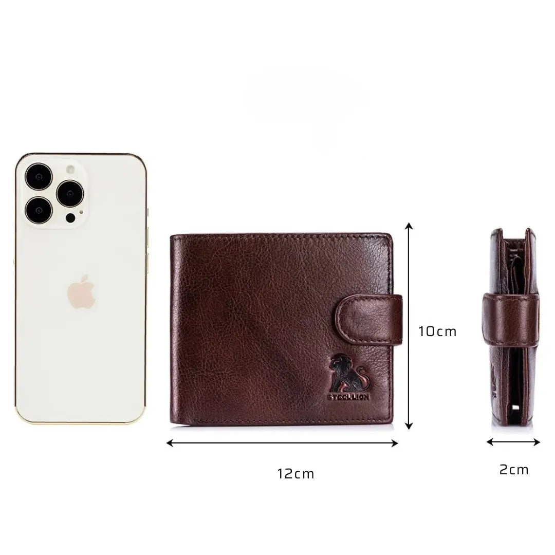 Carteira Masculina em Couro Legítimo Schalatum Kingdom