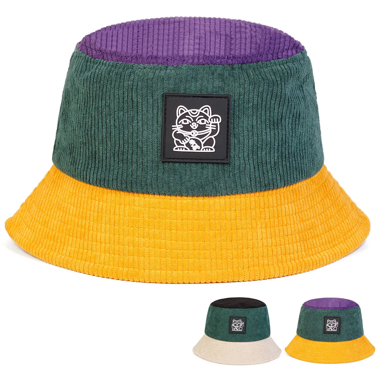 Chapéu Masculino Bucket Color Cat