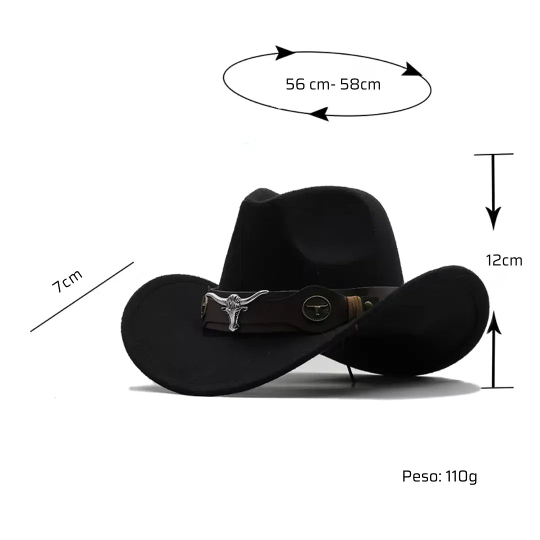 Chapéu Masculino Cowboy Western