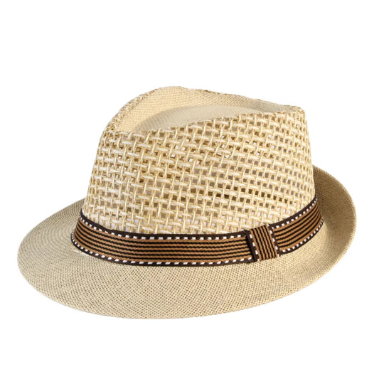 Chapéu Masculino Fedora Straw